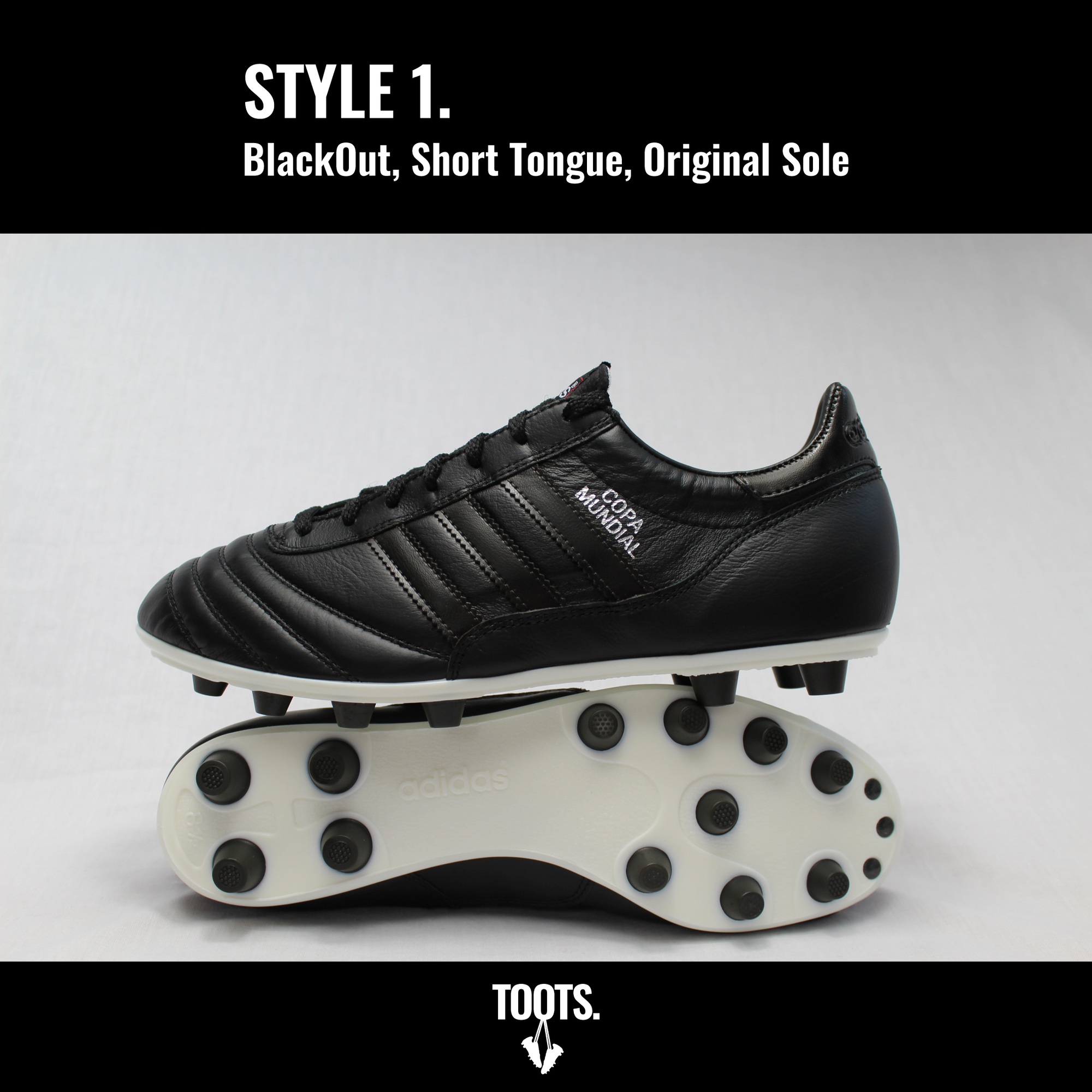 blackout adidas football boots
